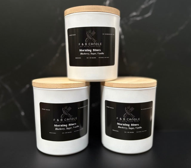 Morning Blues Soy Wax Candle