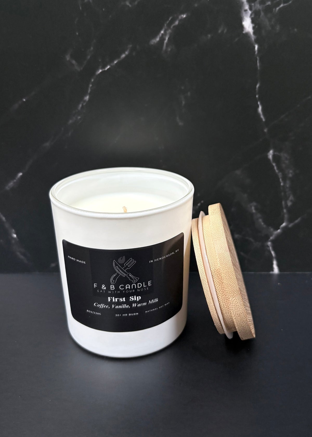 First Sip Soy Wax Candle