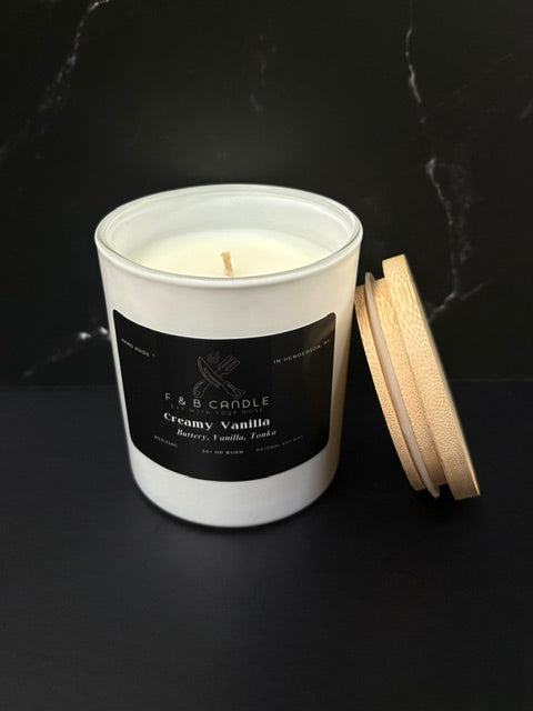 Creamy Vanilla Soy Wax Candle