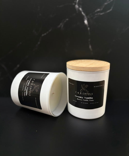 Creamy Vanilla Soy Wax Candle